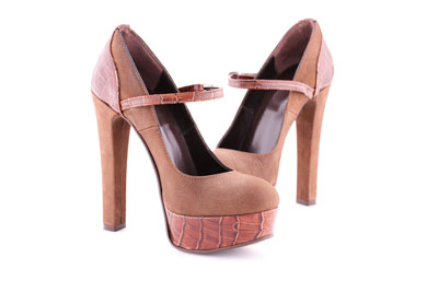 Los tacones cómodos son lo mejor para el 2015. 