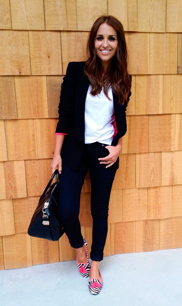 cómo luce paula echevarría el blazer