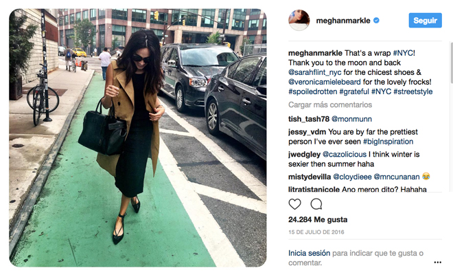 Nos colamos en el armario de Meghan Markle: look elegante Nos colamos en el armario de Meghan Markle: look elegante