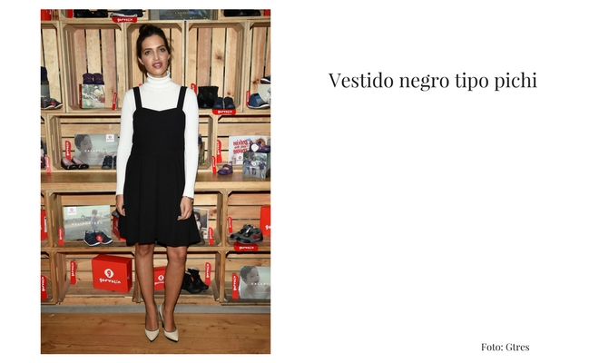 Vestido negro tipo pichi Vestido negro tipo pichi