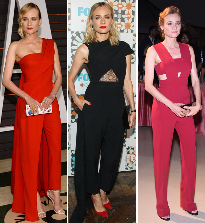 Diane Kruger, apasionada por los jumpsuit