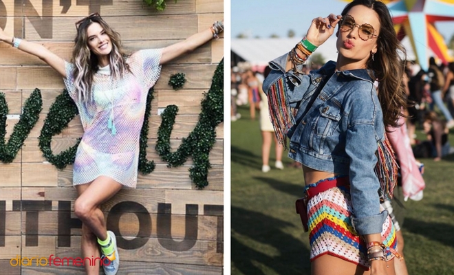 Looks de Alessandra Ambrosio para el Coachella Looks de Alessandra Ambrosio para el Coachella