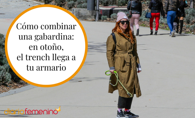 Aprende a cómo combinar una gabardina en otoño Aprende a cómo combinar una gabardina en otoño