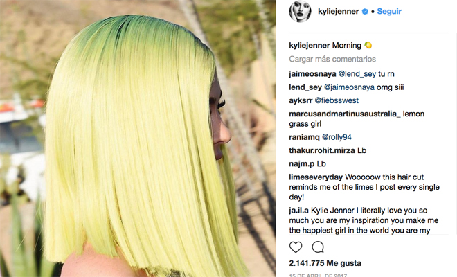 La peluca de Kylie Jenner para el Coachella