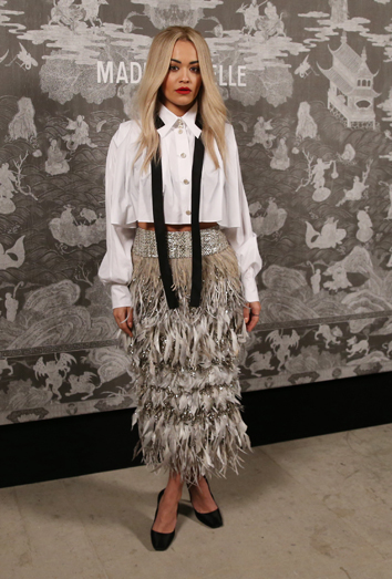 Rita Ora en la fiesta de Chanel Rita Ora en la fiesta de Chanel