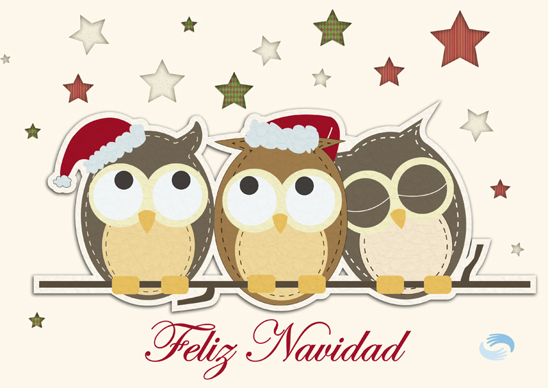 Tarjetas con encanto para Navidad Tarjetas con mensajes para felicitar la Navidad