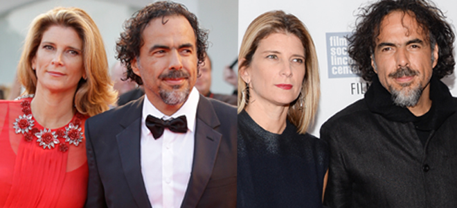 Iñarritu y su mujer Iñarritu y su mujer