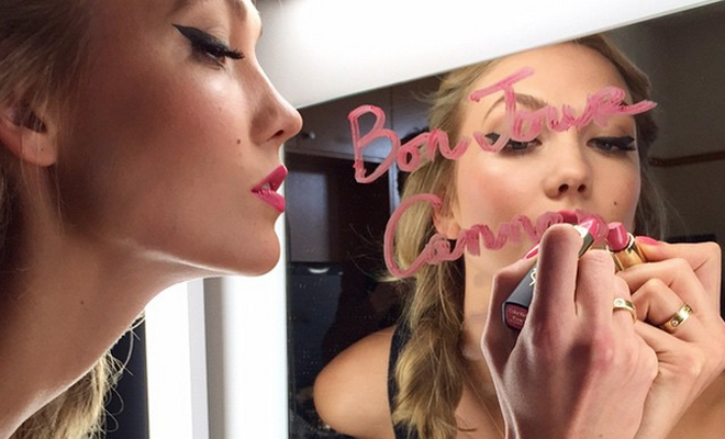 Karlie Kloss llega a Cannes Karlie Kloss llega a Cannes