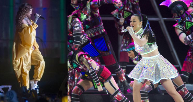 Rihanna y Katy Perry en Rock In Río 2015 Rihanna y Katy Perry en Rock In Río 2015