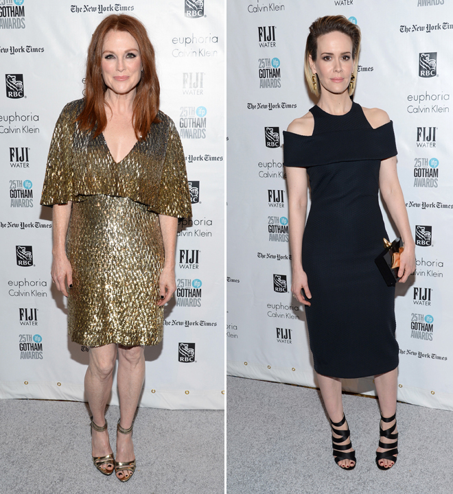 Julianne Moore y Sarah Paulson brillan en los Gotham Awards