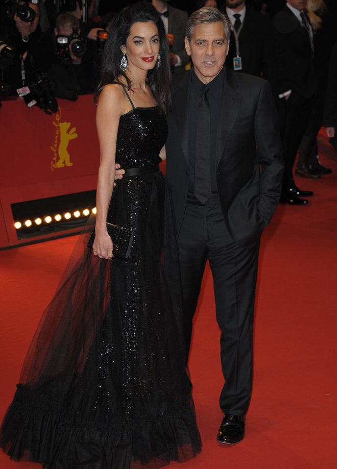 El estilo de Amal y George Clooney en la Berlinale 2016