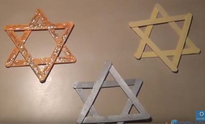 estrellas de navidad con palos de helados estrellas de navidad con palos de helados
