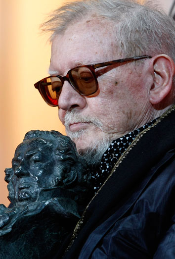 Jesús Franco, Goya de Honor en 2009. Jesús Franco, Goya de Honor en 2009.