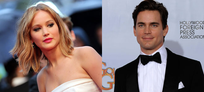 Jennifer Lawrence y Matt Bomer.