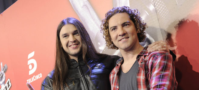 David Bisbal celebra su cumpleaños con el disco del ganador de La Voz, Rafa Blas David Bisbal celebra su cumpleaños con el disco del ganador de La Voz, Rafa Blas