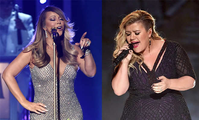 Kelly Clarkson y Mariah Carey en los Billboard 