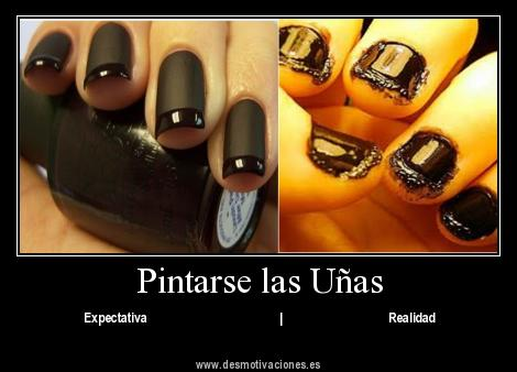 Uñas negras de Halloween Uñas negras de Halloween