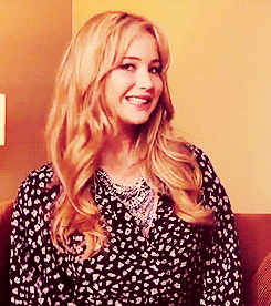 Jennifer Lawrence sonriendo