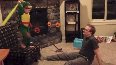 niños Halloween y Navidad
