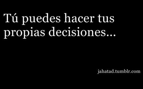 No hay decisiones incorrectas Evita la depresión con los 25