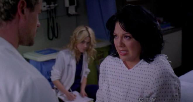 Callie Torres tímida al ir al ginecólogo Callie Torres tímida al ir al ginecólogo