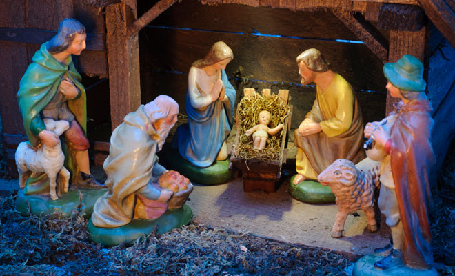 What does it mean to dream of a Christmas nativity scene