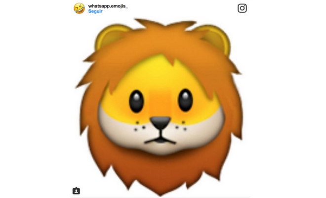 Este es el emoticono que va con Leo según el horóscopo