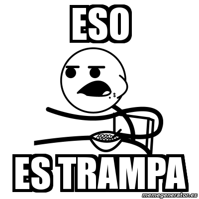 Acusar trampas