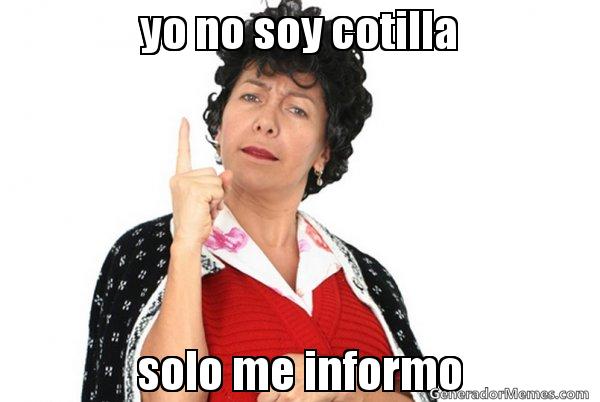 Las cotillas y la investigación