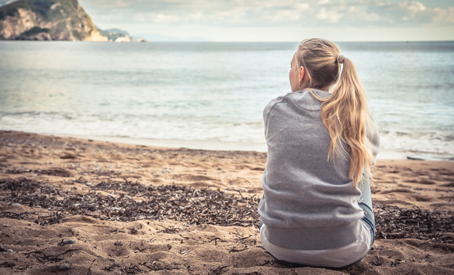 El mar para combatir y reducir el estrés