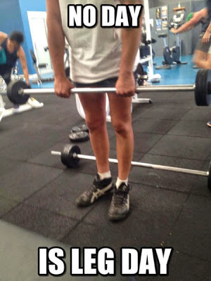 Piernas no trabajadas en el gimnasio