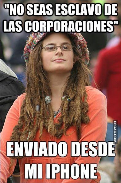Los hipsters y el iphone