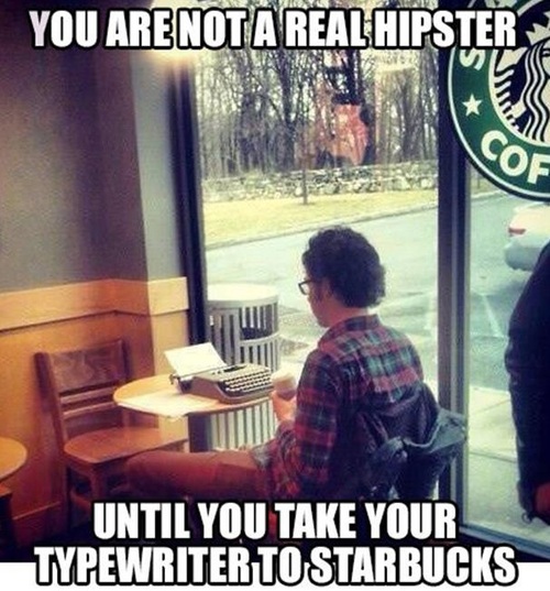 Los hipsters y el starbucks