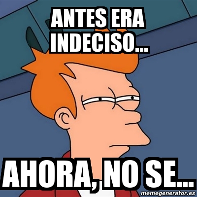 El diálogo interior y la indecisión