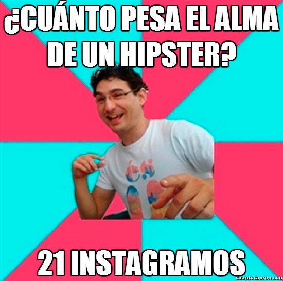Los hipsters y el instagram