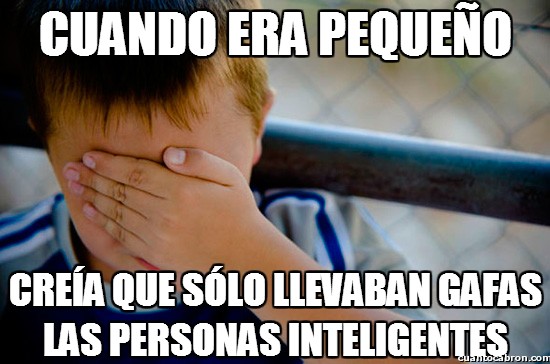 Las gafas y la inteligencia