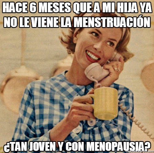 La menopausia no es un embarazo