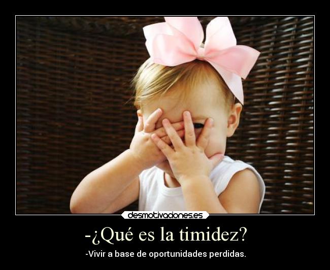 Las miradas y la timidez