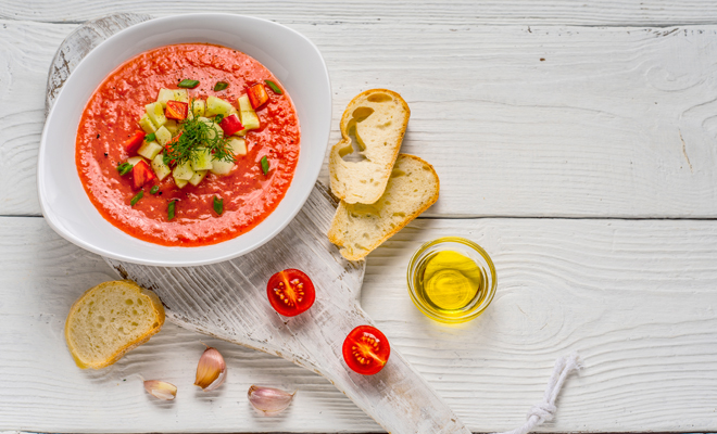Qué significa soñar con gazpacho