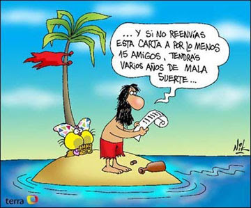 Los correos electrónicos y la superstición