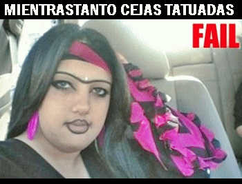 Cejas tatuadas