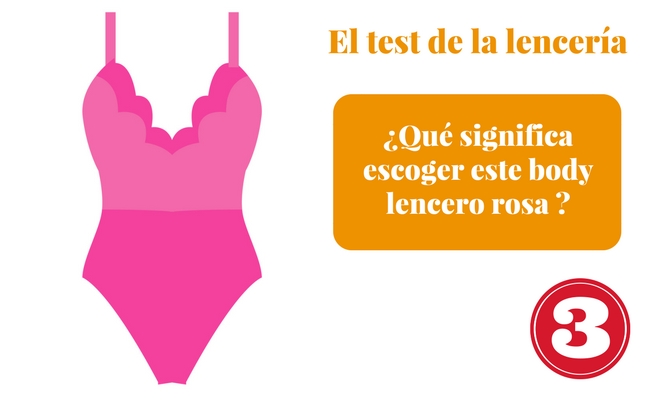 Test de la lencería: ropa interior número 3 Test de la lencería: ropa interior número 3
