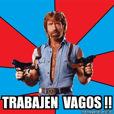 Chuck Norris acosa a los vagos