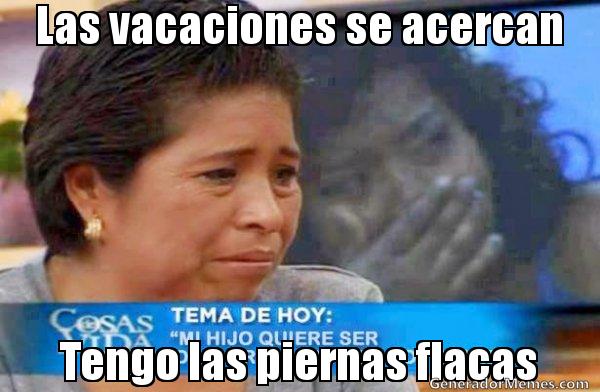 Las piernas delgadas y el verano