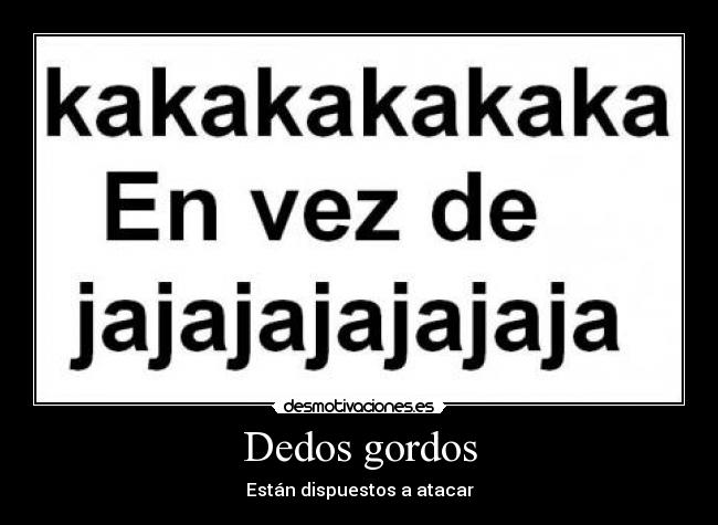 Whatsapp con dedos gordos