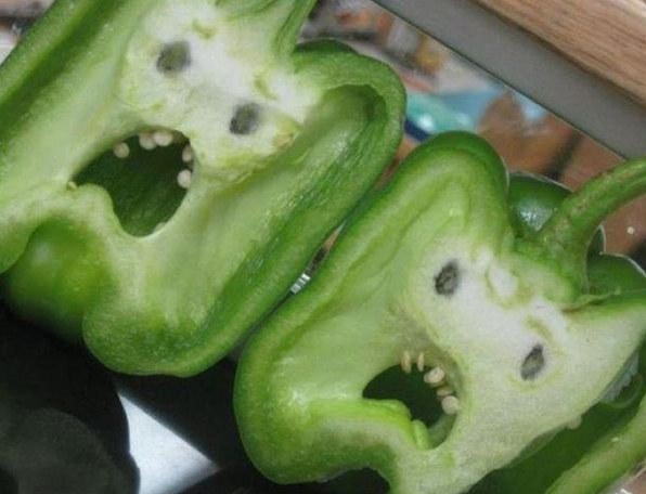 Caras en sitios inesperados