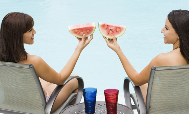 Qué comer en la piscina Qué comer en la piscina