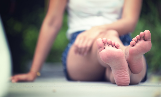 Los hongos de los pies