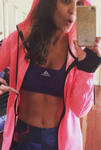 Paula Echevarría presume de figura en Instagram