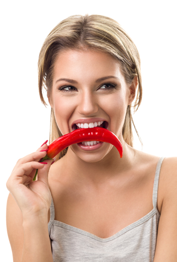 Los alimentos picantes para adelgazar